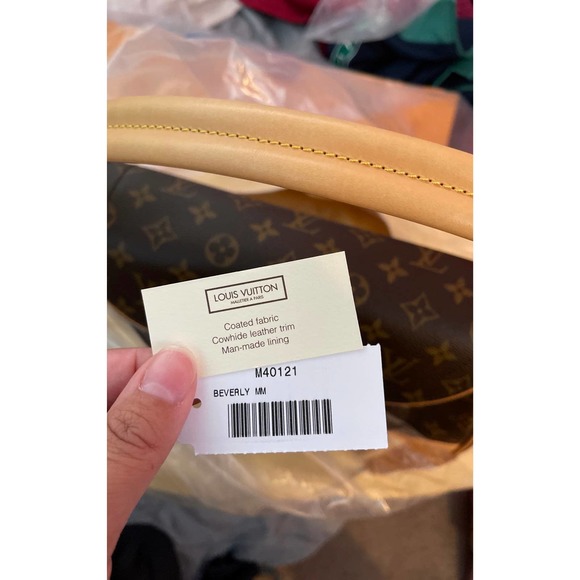 Authentic Louis Vuitton Monogram Canvas Beverly MM Shoulder Bag Ultra Rare NWT - Picture 11 of 11